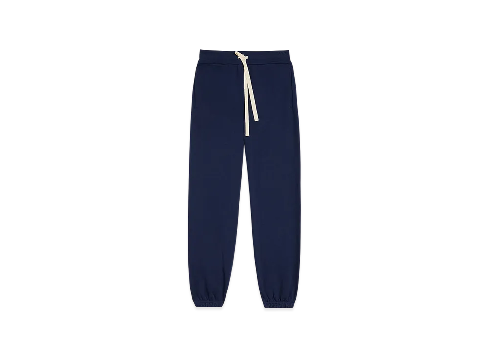 Jil Sander Cotton Terry Sweatpants "Violet Night"