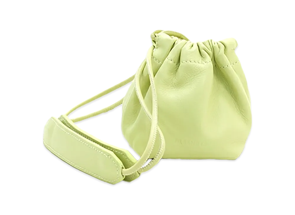 Jil Sander Women's Drawstring Crossbody Mini "Tea Green"