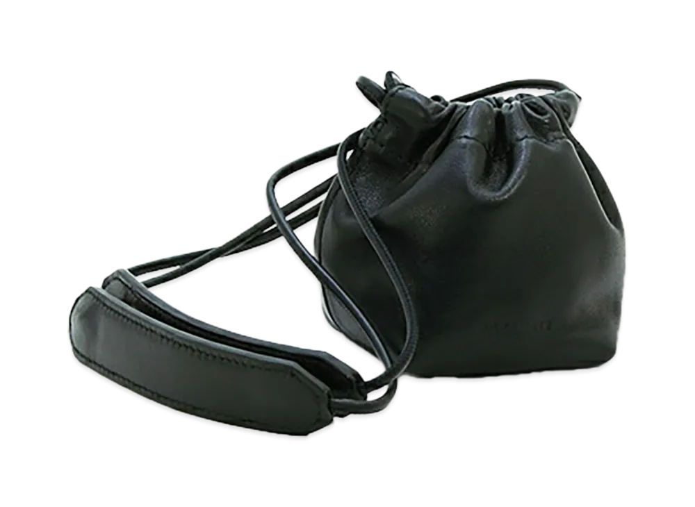 Jil Sander Women's Drawstring Crossbody Mini "Black"