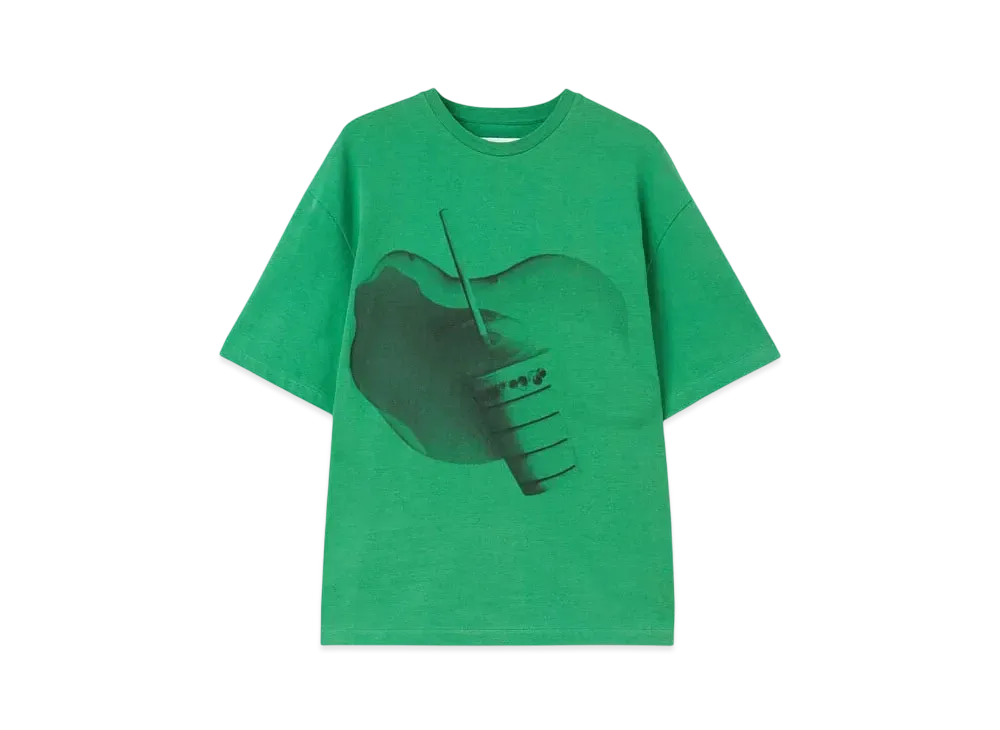 Jil Sander Men's Printed T-Shirt "Green"