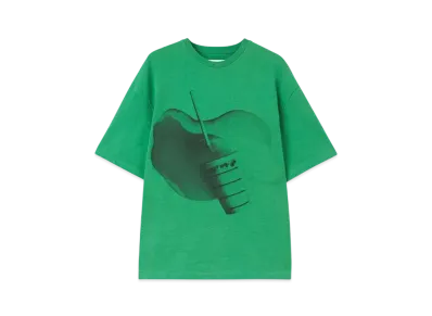 Jil Sander Men's Printed T-Shirt "Green"
