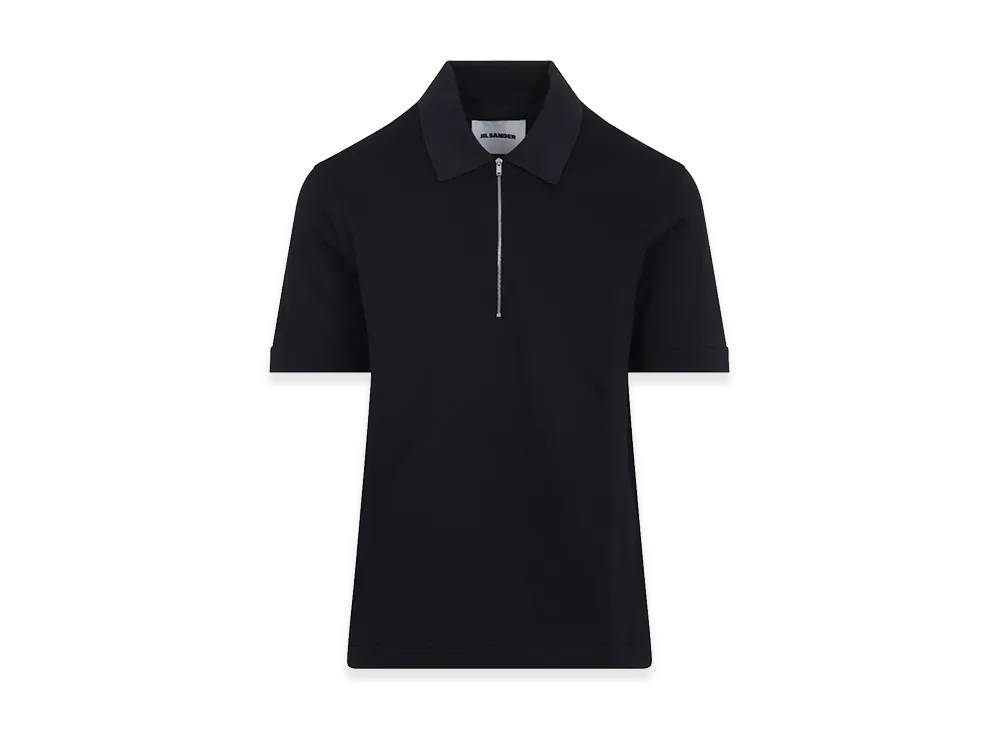 Jil Sander Knitted Collar Polo "Blue"