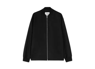 Jil Sander Men's Zip-Up Sweatshirt "Black"