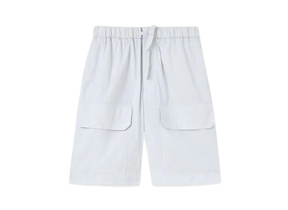 Jil Sander Shorts Relaxed-Fit Striped Cotton With Large Patch Pockets "Mariniere"