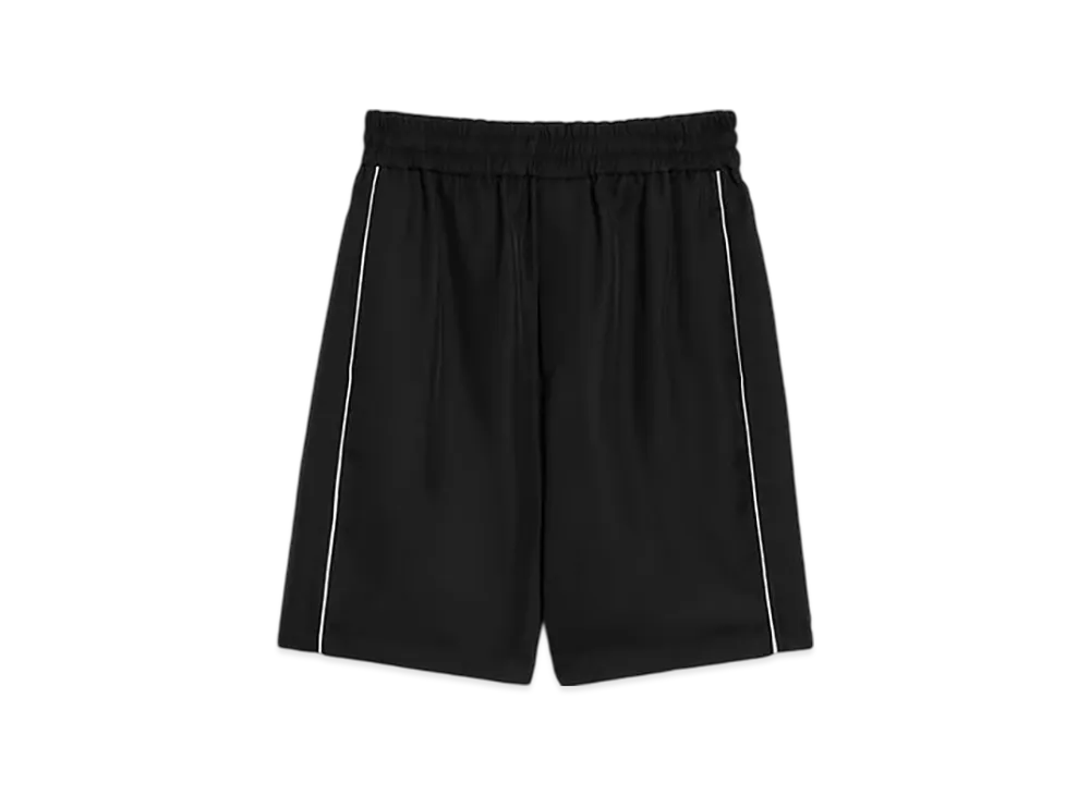 Jil Sander Fluid Viscose Shorts "Black"