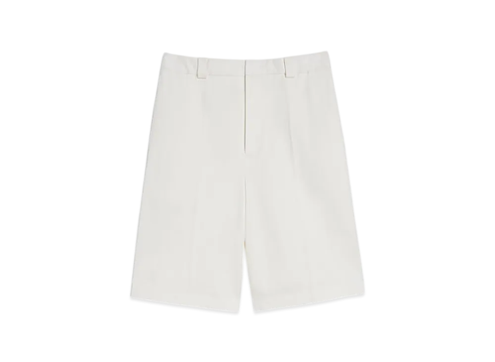 Jil Sander Cotton Shorts "Porcelain"