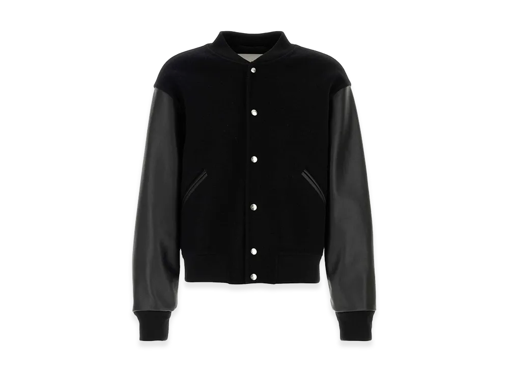 Jil Sander Wool Bomber Jacket "Black"