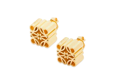 LOEWE Anagram Stud Earrings "Gold"
