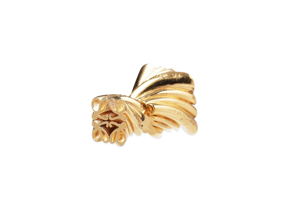 LOEWE Twisted Anagram Single Earring "Gold"