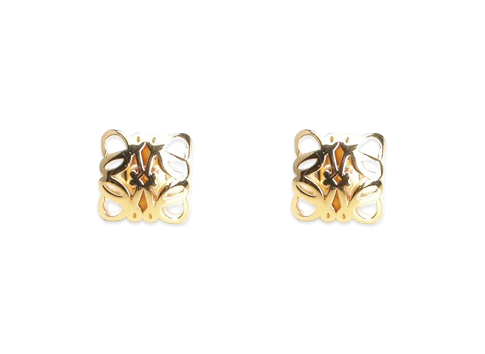 LOEWE Women's Bombe Anagram Earrings "Gold"