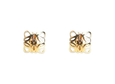LOEWE Women's Bombe Anagram Earrings "Gold"