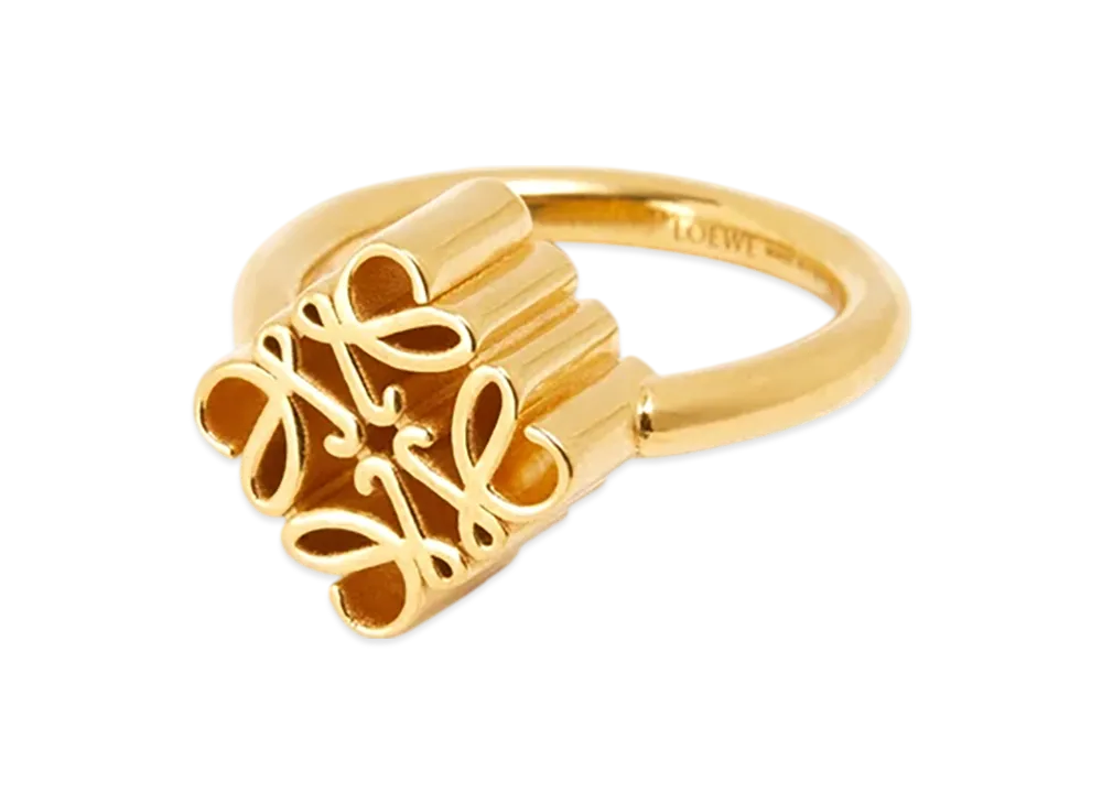 LOEWE Single Anagram Ring "Gold"