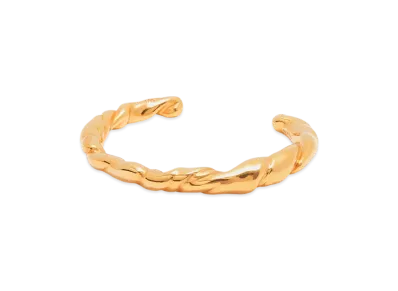 LOEWE Nappa Twist Cuffs Thin "Gold"