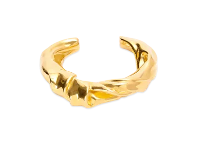LOEWE Nappa Twist Cuffs Medium "Gold"