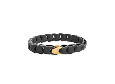 LOEWE Woven Bracelet In Calfskin "Black"