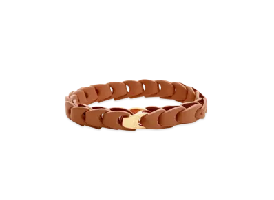 LOEWE Woven Bracelet In Calfskin "Tan"