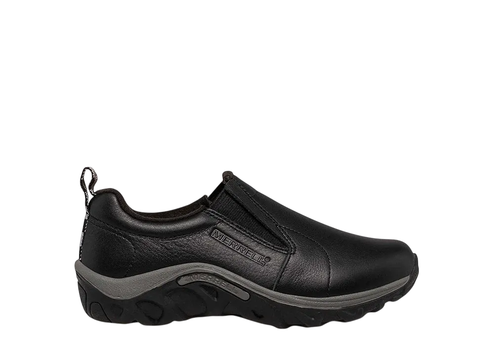 MERRELL Big Kids Jungle Moc Leather "Black"