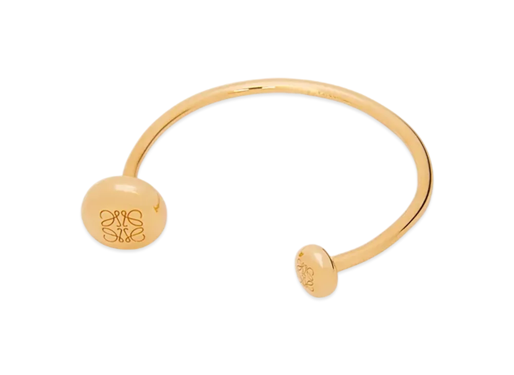 LOEWE Anagram Pebble Cuff "Gold"