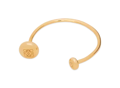 LOEWE Anagram Pebble Cuff "Gold"
