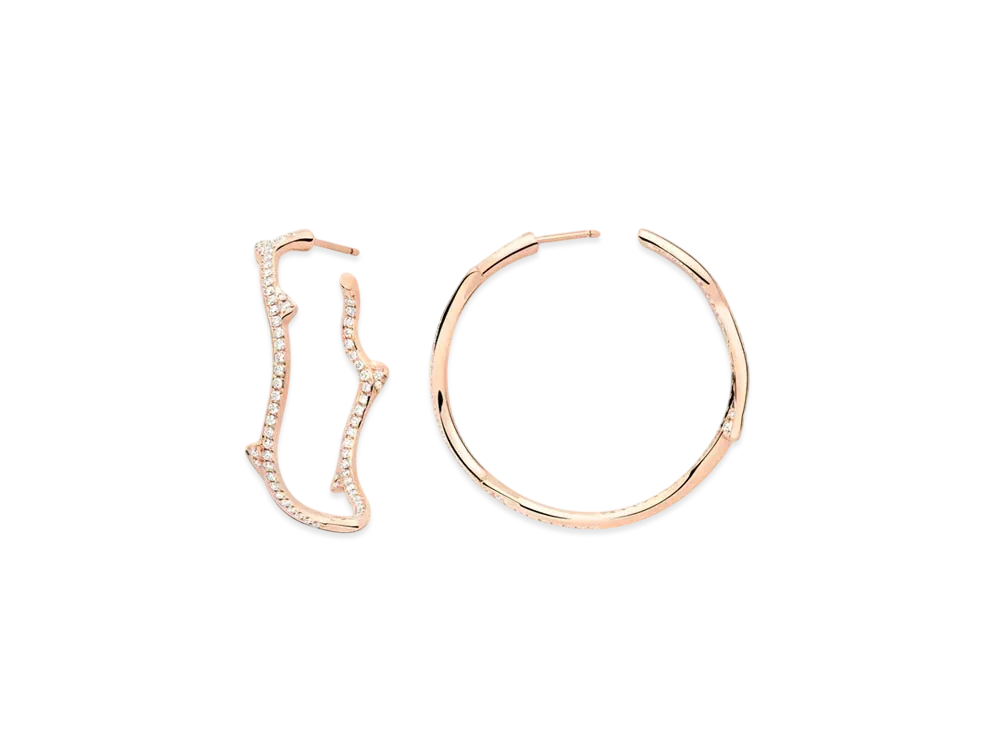 Dior Bois de Rose Earrings "Pink Gold/Diamond"