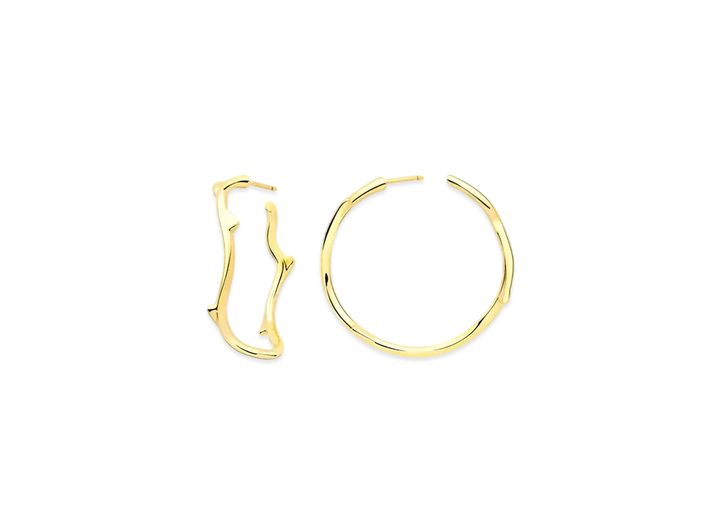Dior Bois de Rose Earrings "Yellow Gold"