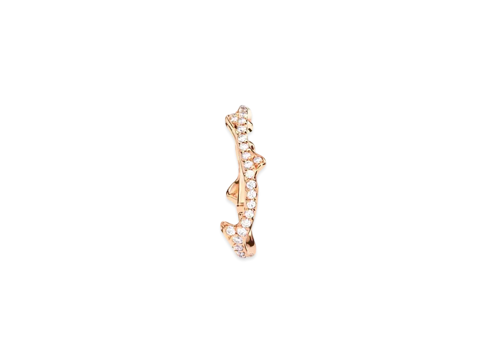 Dior Bois de Rose Single Ear Cuff "Pink Gold/Diamond"