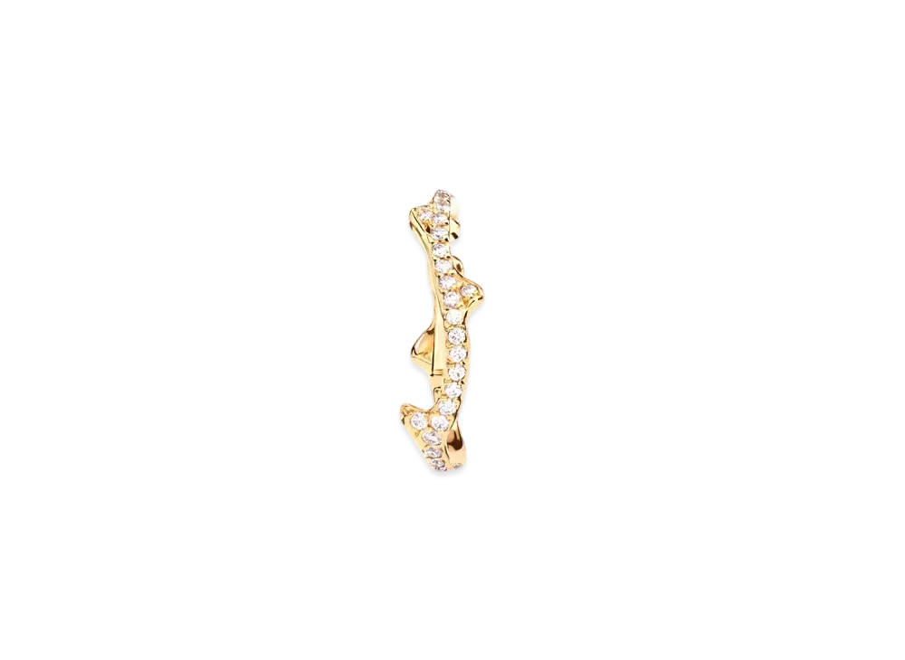 Dior Bois de Rose Single Ear Cuff "Yellow Gold/Diamond"