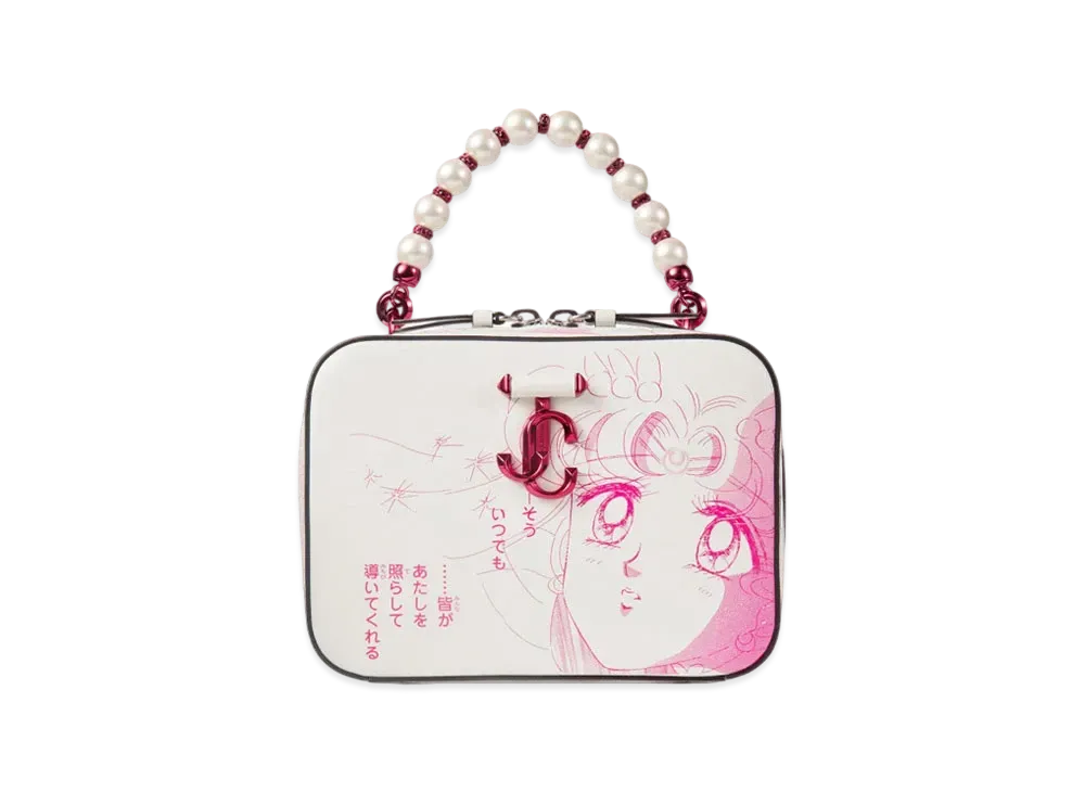 Jimmy Choo x Pretty Guardian Sailor Moon Super Sailor Moon Avenue Vanity Bag (Includes 2 Packs of Collector Cards)
