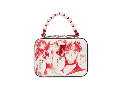Jimmy Choo x Pretty Guardian Sailor Moon Sailor Mars Avenue Vanity Bag (Includes 2 Packs of Collector Cards)