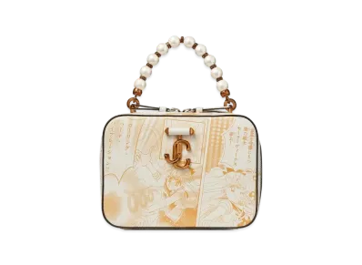 Jimmy Choo x Pretty Guardian Sailor Moon Sailor Venus Avenue Vanity Bag (Includes 2 Packs of Collector Cards)