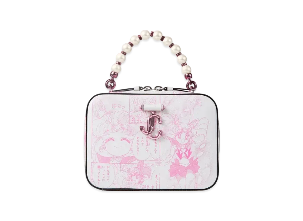 Jimmy Choo x Pretty Guardian Sailor Moon Sailor Chibi Moon Avenue Vanity Bag (Not Includes Packs of Collector Cards)