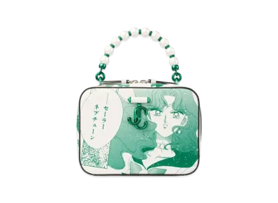 Jimmy Choo x Pretty Guardian Sailor Moon Sailor Neptune Avenue Vanity Bag (Includes 2 Packs of Collector Cards)
