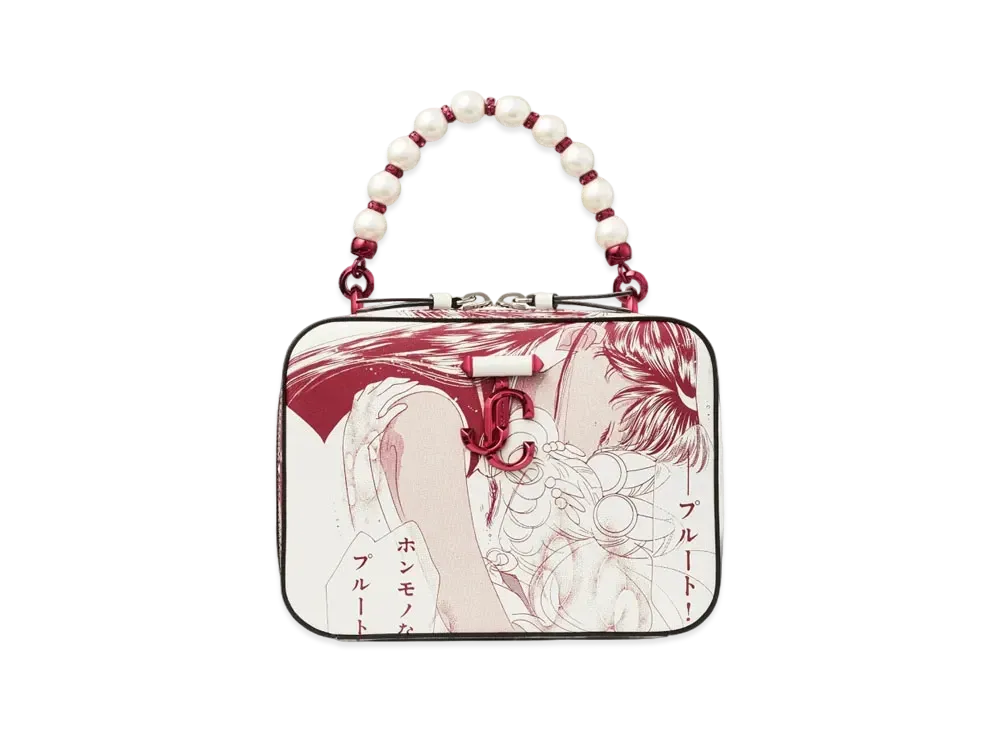 Jimmy Choo x Pretty Guardian Sailor Moon Sailor Pluto Avenue Vanity Bag (Not Includes Packs of Collector Cards)
