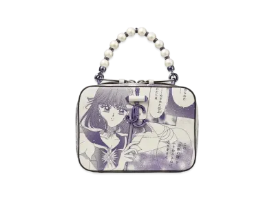 Jimmy Choo x Pretty Guardian Sailor Moon Sailor Saturn Avenue Vanity Bag (Includes 2 Packs of Collector Cards)