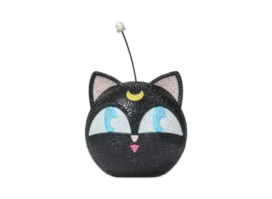 Jimmy Choo x Pretty Guardian Sailor Moon Crystal Luna-P Ball Minaudiere Clutch (Includes 4 Packs of Collector Cards)