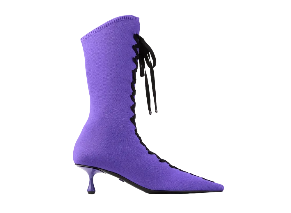 Jimmy Choo x Pretty Guardian Sailor Moon Women's Sailor Saturn Boot 50 (Not Includes Packs of Collector Cards)