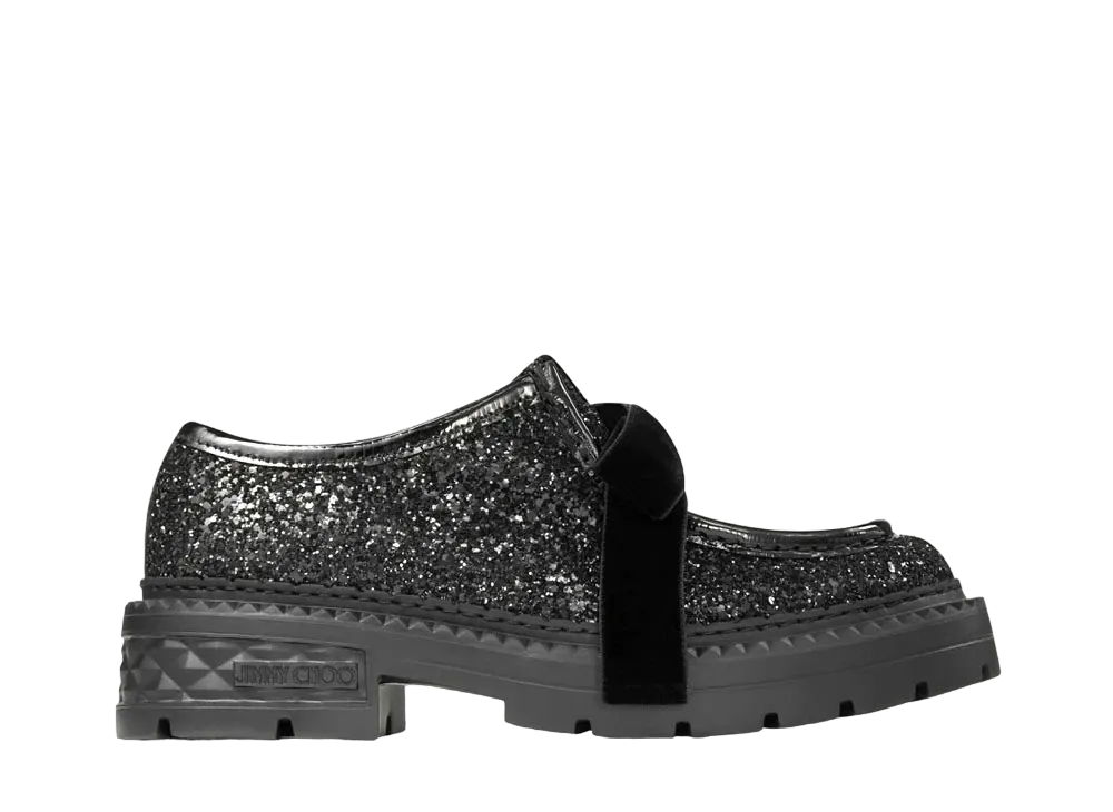 Jimmy Choo x Pretty Guardian Sailor Moon Luna Marlow Moccasin (Includes 2 Packs of Collector Cards)