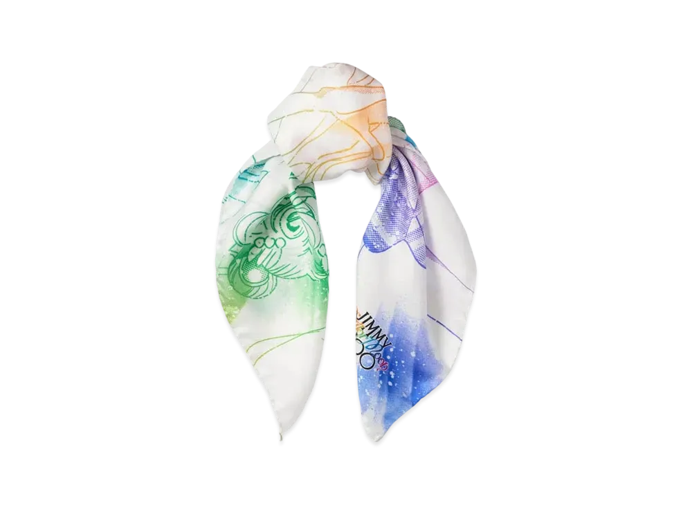 Jimmy Choo x Pretty Guardian Sailor Moon Super Sailor Moon Foulard (Includes 1 Pack of Collector Cards)