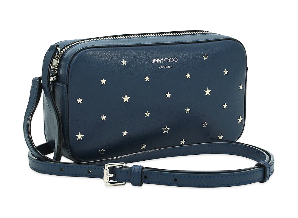 Jimmy Choo Women's Shoulder Bag Star Studs "Denim"