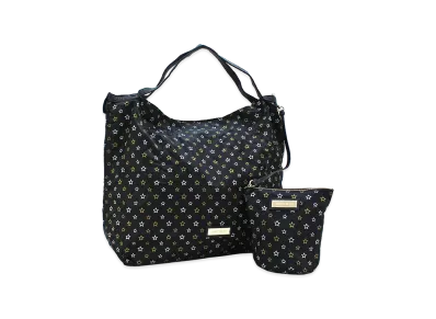 Jimmy Choo Women's Star Nylon Tote Bag "Black/Silver/Gold"