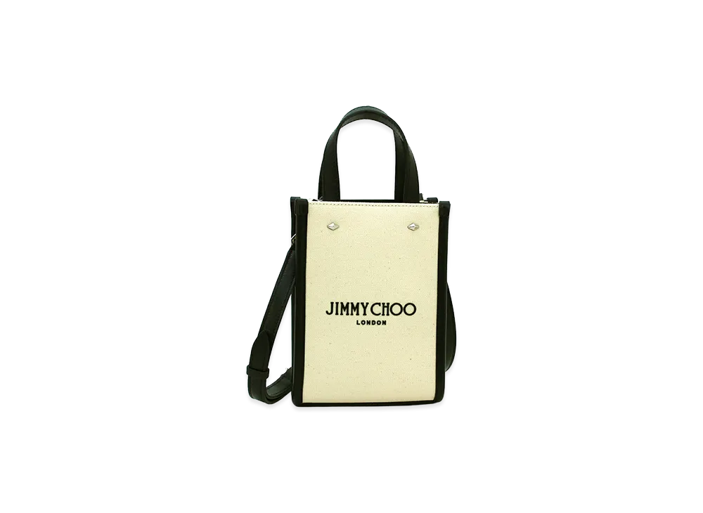 Jimmy Choo Women's Tote Bag "Natural/Black"