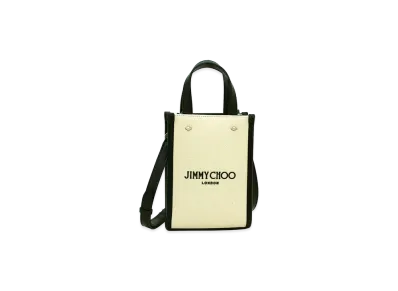 Jimmy Choo Women's Tote Bag "Natural/Black"