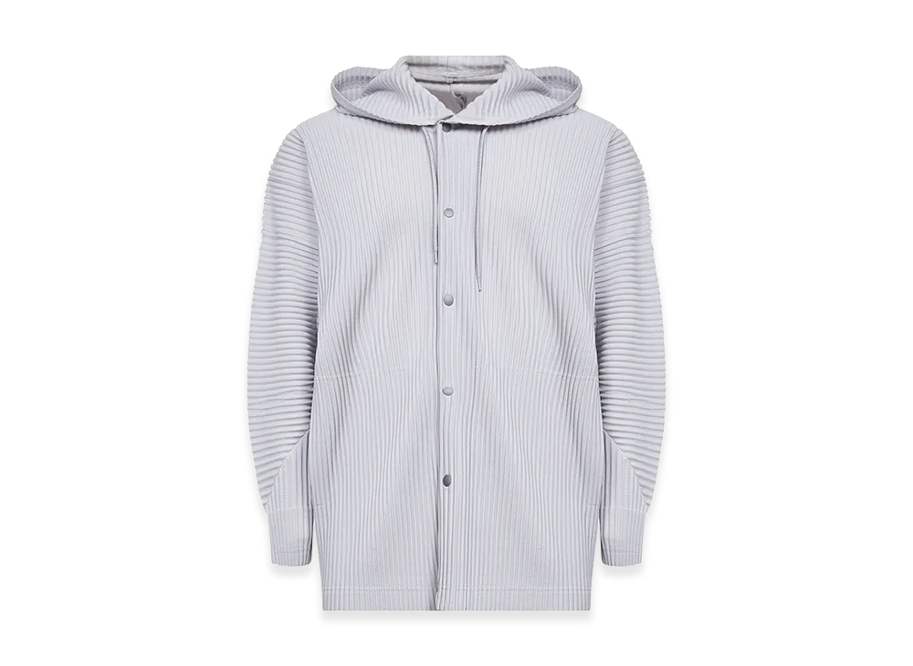 HOMME PLISSE ISSEY MIYAKE Hooded Jacket "Gray"