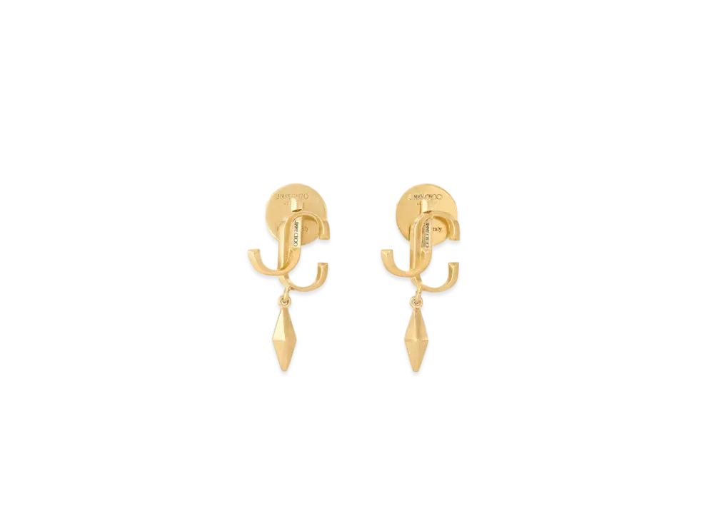 Jimmy Choo JC Diamond Earring Finish "Gold"