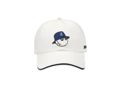 Jimmy Choo x Malbon Golf Embroidered Cotton Cap "Latte"