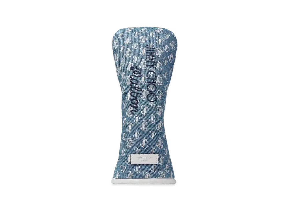 Jimmy Choo x Malbon Golf Head Cover Small Denim Monogram Hybrid Cover "Denim"