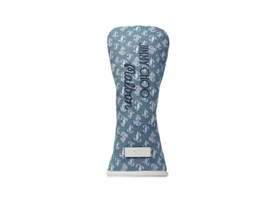 Jimmy Choo x Malbon Golf Head Cover Small Denim Monogram Hybrid Cover "Denim"