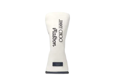 Jimmy Choo x Malbon Golf Head Cover Small Embossed Leather Hybrid Cover "Latte"