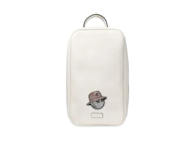 Jimmy Choo x Malbon Golf Crystal Embellished Shoe Bag "Latte"