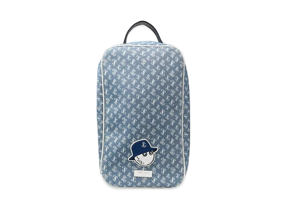 Jimmy Choo x Malbon Golf Denim Monogram Shoe Bag "Denim"